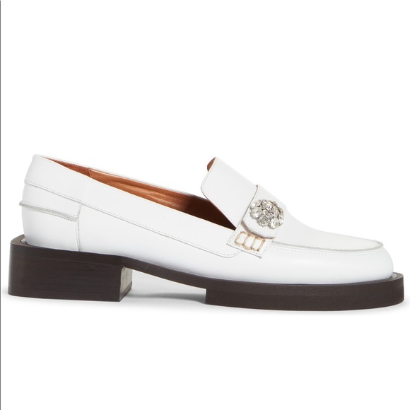 Ganni Shoes - Ganni Loafers white